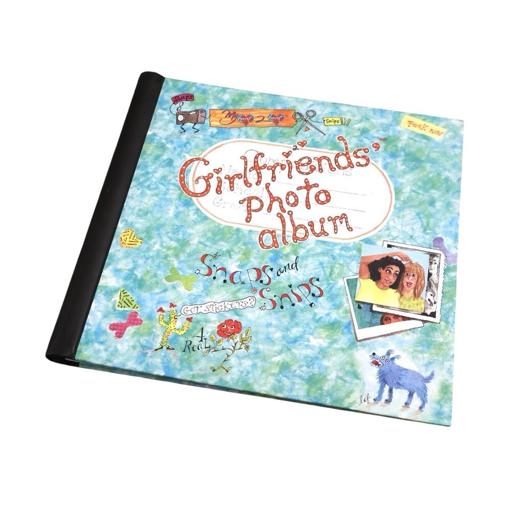 Vintage My Heart 2 Heart Girlfriends Photo Album Y2K Nostalgia Stickers Journal
